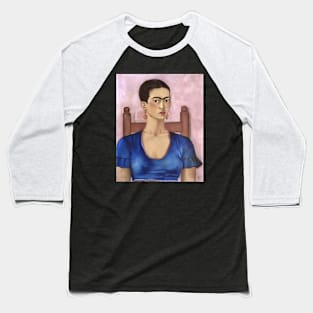 Self Portrait by Frida Kahlo Baseball T-Shirt